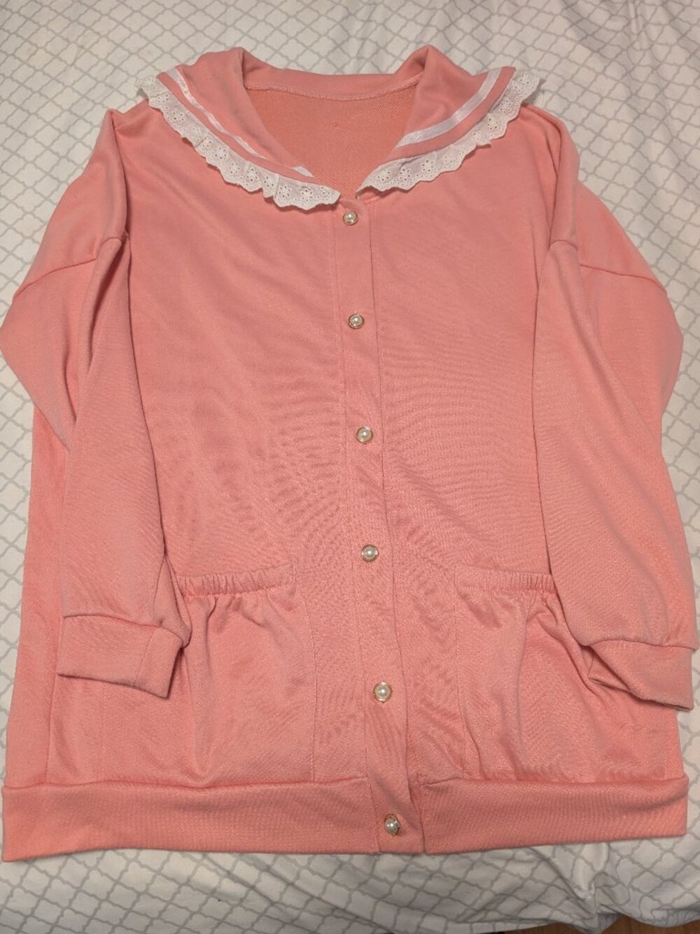 Kawaii sailor pink cardigan